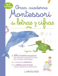 Gran cuaderno Montessori de letras y cifras